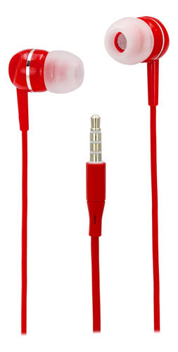 Audífonos Motorola Earbuds 105 Manos Libres Jack 3.5 Rojo