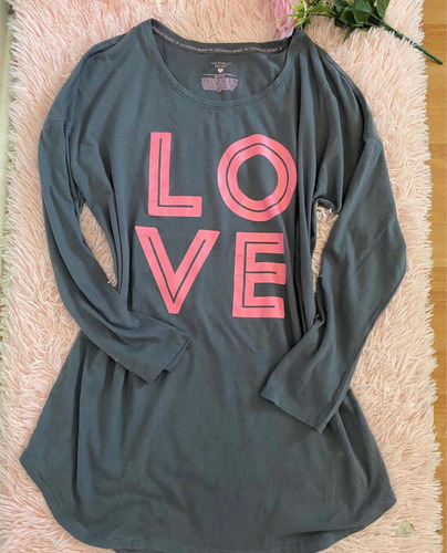 Camisa Dormir Love Victorias Secret