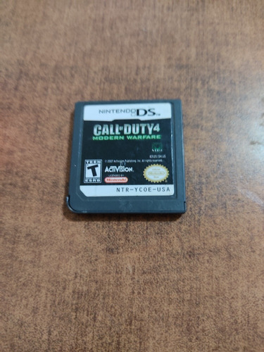 Call Of Duty 4 Modern Warfare Para Nintendo Ds