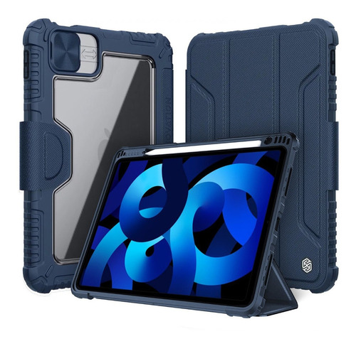 Case Nillkin Bumper Para iPad Air 4 10.9 A2324 A2325 Azul