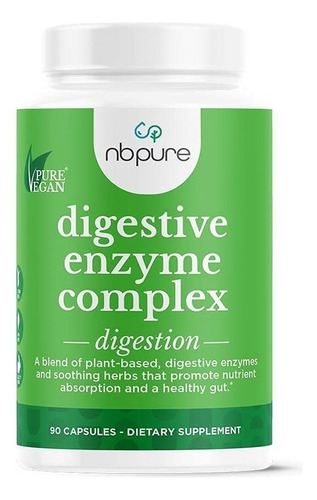 Enzimas Digestivas 450mg Nbpure - - Unidad A $2849