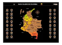 Comprar Mapa Para Raspar Viajero - Colombia 82*59cm