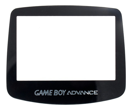 Mica De Vidrio Ips Negra Para Game Boy Advance (gba)