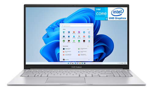 Laptop Asus Vivobook 15 Core I3 1215u 8gb 512gb Ssd Open Box Plateado