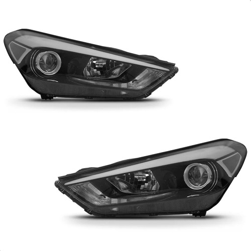 Par Farol Tucson 2017 18 19 20 21 2022 Eletrico Com Motor