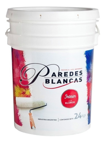 Látex Paredes Blancas Interiores Blanco 24 Kgs