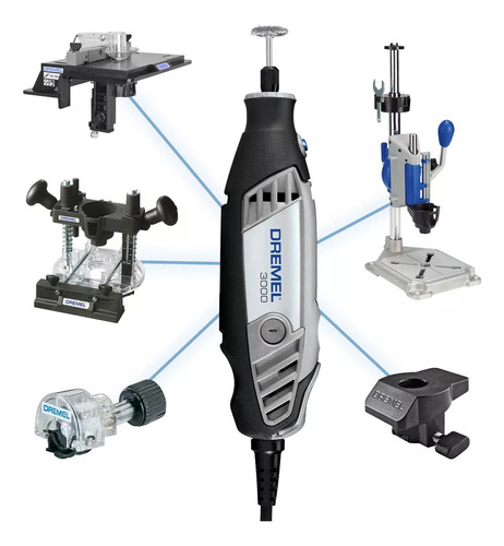 Minitorno Dremel 3000 10 Acc. + Super Combo De Aditamentos