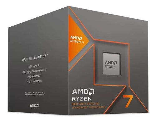 Procesador Amd Ryzen 7 8700g Am5 8 Cores 16 Hilos 4.2/5.1ghz