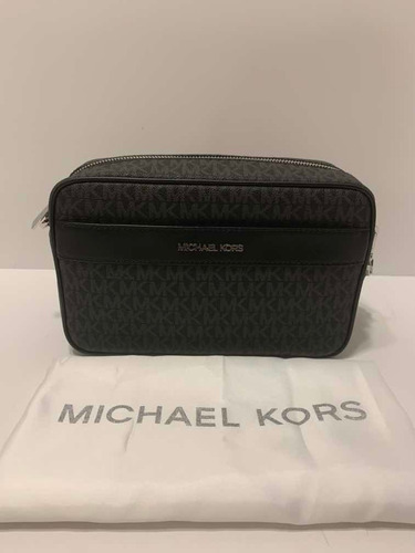 Imagen 2 de 9 de Bolsa Michael Kors Negra Estampada Original Nueva 0201