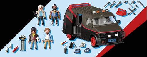 Imagen 4 de 10 de Playmobil 70750 La Camioneta De Brigada A Con 4 Muñecos