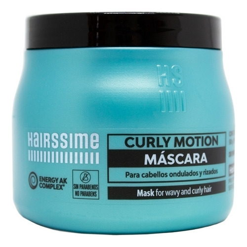 Hairssime Curly Motion Máscara Cabello Rulos Ondas Chica 6c