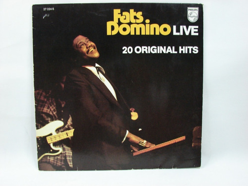 Vinilo Fats Domino Live 20 Original Hits  Alemania Ed