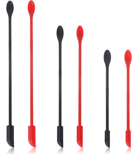 Juego De 6 Mini Espátulas De Silicona, Espátula De Silicona