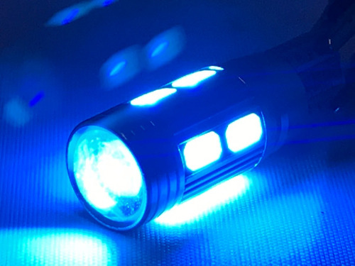Lampara T10 12v 10 Leds+ Lupa Luz Posicion Auto Moto.x1 T122
