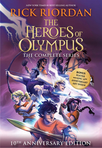 The Heroes Of Olympus Paperback Boxed Set (10th Anniversary)