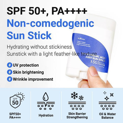 Isntree Hyaluronic Acid Airy Sun Stick 50 Fps 22 Gr