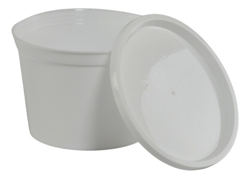 Envase Plastico Blanco 500ml 300pz Grado Alimenticio