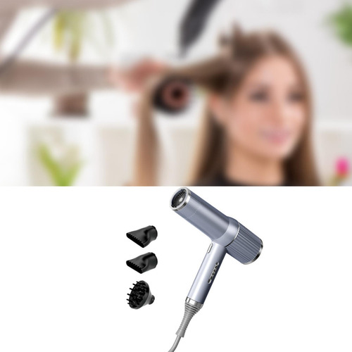 Secador De Pelo De Alta Velocidad Con Para Cabello , Gris 3