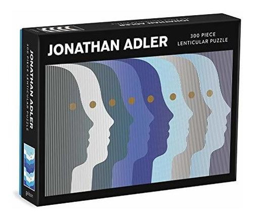 Rompecabeza - Jonathan Adler Atlas 300 Piece Lenticular Puzz