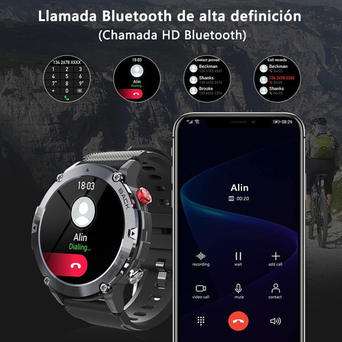 Para Reloj Deportivo Inteligente Para Hombre Impermeable