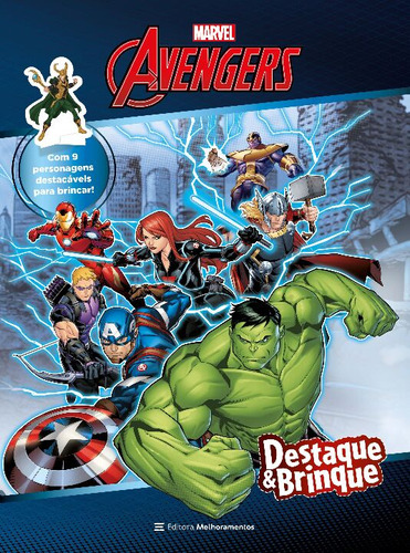 Libro Destaque E Brinque Avengers De Marvel Melhoramentos