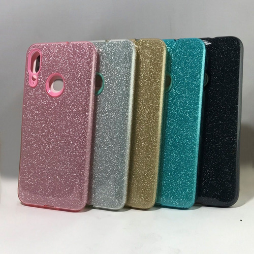 Funda Niza Tpu Brillo Glitter Vidrio Templado Samsung A10 Generacionuno