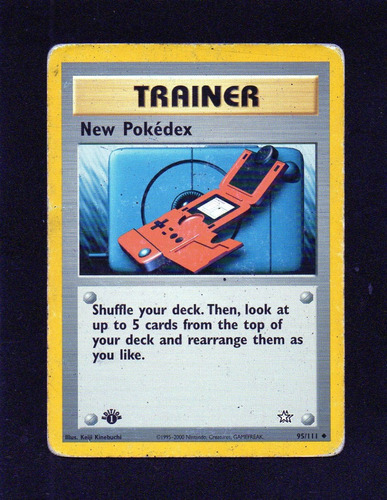 Carta Pokemon Tcg, Trainer, New Pokedex, 95/111. Mira!!!!