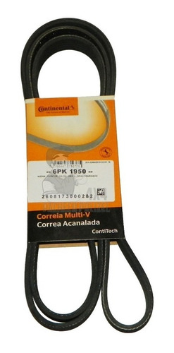 Imagem 1 de 4 de Correia Motor S10 Blazer Troller 2.8 Mwm Continental 6pk1950
