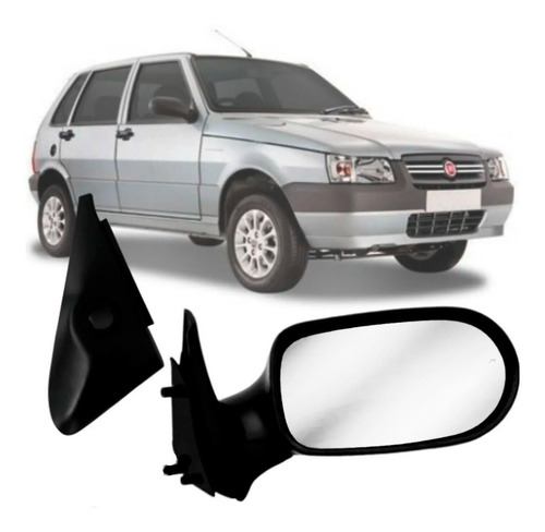 Retrovisor Uno 2005/2008 Fire Flex 4p S/controle Le 4443