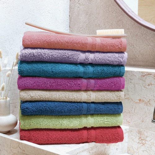 Toalha de banho Caribe Vianney 100% algodão cor verde