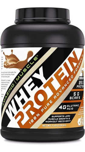 Amazing Muscle 100% Whey Protein Powder * 5 Libras *fórmula