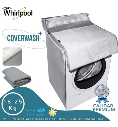Cover Wash Secadora Con Felpada Whirlpool 20k Pedestal
