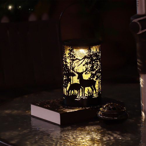 * Farol Colgante For Exteriores X Solar Lanterns, Con Luces