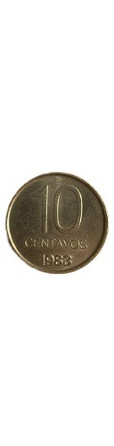 Moneda De 10 Centavos Argentinos, Año 1983.