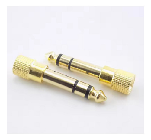 Adaptador De Audio Estéreo Trs Jack 3.5mm H A 6.35mm M