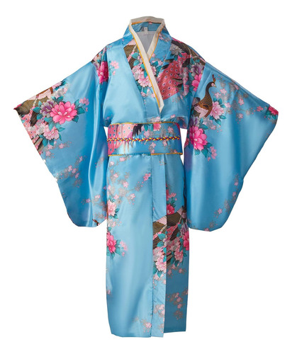 Vestido Tradicional Japonés Kimono Yukata Para Niñas