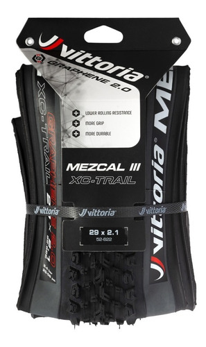 Imagen 3 de 4 de Cubierta Vittoria Mezcal Mtb 29x2.35 Antracita Xc G4 C