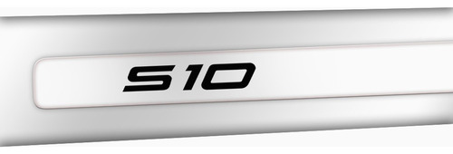 Adhesivo con forma de friso de resina en alto relieve para Chevrolet S10 Cs Ca10115, color transparente