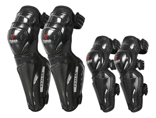 comprar Set Protección Rodilleras Y Coderas Tipo Carbono Marca Vemar