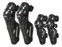 Comprar Set Protección Rodilleras Y Coderas Tipo Carbono Marca Vemar
