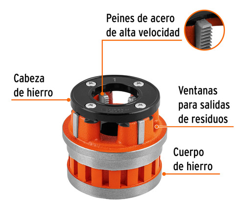 Dado De 1 Para Tarrajas T-852x Truper Expert 14391