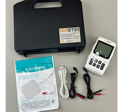 Eletroestimulador Portátil Biostim Multi Russa Tens Fes 127/220V