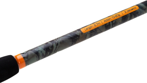 Caña Baitcasting Camuflada 2.10mt + Reel Huevito Camuflado