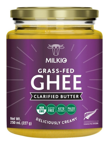 Imagen 2 de 6 de Ghee Grass Fed Pack 6 X 250ml Kosher Halal Glunten Free