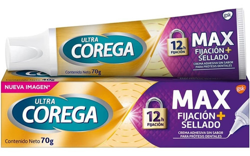 Adhesivo Prótesis Dentales Ultra Corega Maximo Sellado X 70