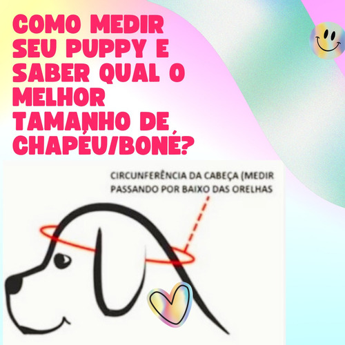Chapéu Pet - Roupinha Pra Cachorro - Tam 0 Ao 10 - Moda Pet