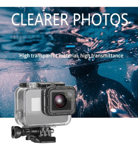 Case Carcasa Sumergible Para Gopro 7 6 5 Black Waterproof