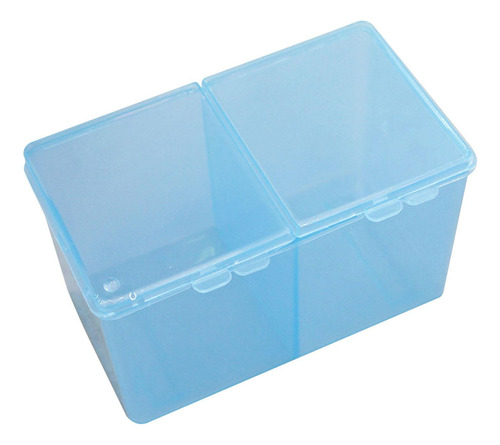 Caja Para Hisopos De Maquillaje, Soporte Para Bolas De Azul