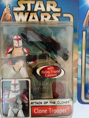 Lote 4 Figuras Star Wars Attack Of The Clones Reempacado (Usado)