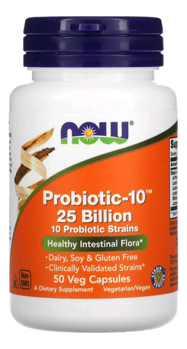 Probioticos 10 Cepas, 25.000 Millo - Unidad a $2560